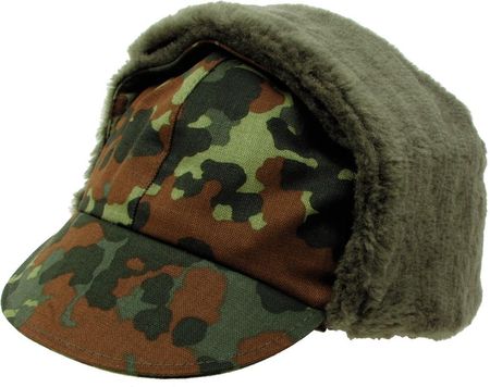 Niemiecka czapka zimowa wojskowa - flecktarn
