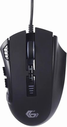 Gembird MUSG-RAGNAR-RX500 myszka Po prawej stronie USB Typu-A 12000 DPI