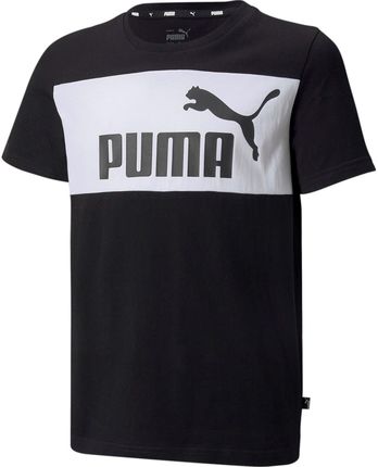 Koszulka chłopięca Puma ESS BLOCK czarna 84612756