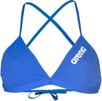Damska Góra stroju kąpielowego Arena Women'S Team Swim Top Tie Back Solid 004768/720 – Granatowy