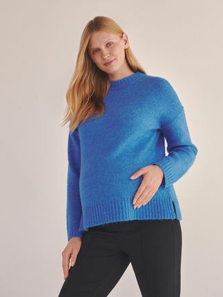 Reserved - Sweter z domieszką wełny - Niebieski