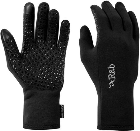 Rękawiczki męskie Rab Power Stretch Contact Grip Glove black