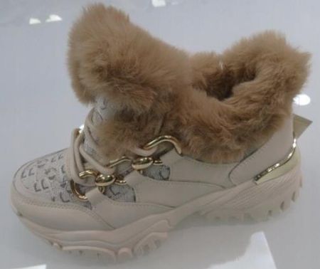 Buty sportowe sneakersy ocieplane damskie r. 38