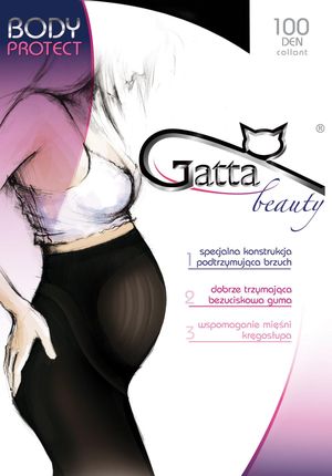 Rajstopy Gatta ciążowe Body Perfekt 100 DEN (Nero, 3)