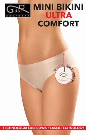 Figi Mini Bikini Ultra Comfort Gatta (Beżowy, M)