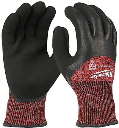 Milwaukee Rękawice zimowe, odporne na przecięcia, poziom ochrony 3/C, rozmiar M/8 4932471347