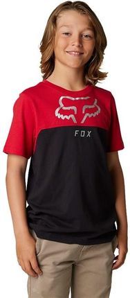 koszulka FOX - Yth Ryaktr Ss Tee Flame Red (122) rozmiar: YS