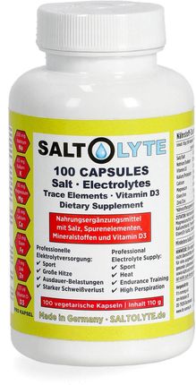Saltstick Elektrolityczne Kapsułki Saltolyte 100Szt. Bezsmakowe