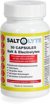Saltstick Elektrolityczne Kapsułki Saltolyte 30Szt. Bezsmakowe