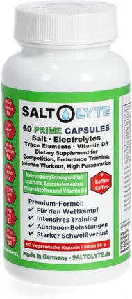 Saltstick Elektrolityczne Kapsułki Saltolyte Prime 60Szt. Bezsmakowe