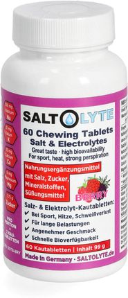 Saltstick Elektrolityczne Tabletki Saltolyte Chewing 60Szt. Owoce Leśne