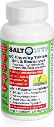 Saltolyte Chewing Elektrolityczne Tabletki 60szt. Cytrynowe