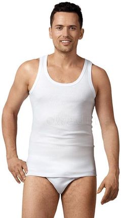 Podkoszulek męski ,szerokie ramiączka ,100%bawełna  (Biały, S - 3)
