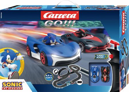 Carrera GO!!! - Tor samochodowy z pętlą 4,9 m Sonic + 2 samochody 62566