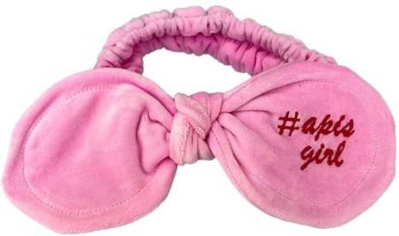 Apis opaska kosmetyczna na gumce Baby Pink