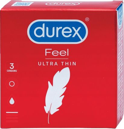 Durex Prezerwatywy Feel Ultra Thin   3 Szt. 