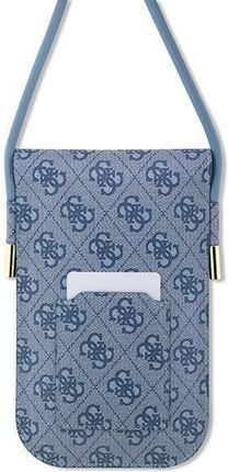 Guess Torebka GUOWBP4SNSB niebieski/blue 4G Metal Script Logo - zdjęcie 2