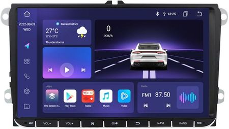 Marsdev Radio 2DIN Android Vw Eos CC Dsp Carplay 6 Gb Lte