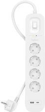 Belkin Listwa Przeciwprzepięciowa Surgeplus 4X Schuko 1Xusb-A 1Xusb-C 525J 2M