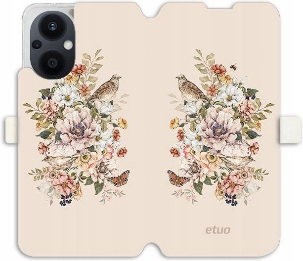 ZONNAVI Cover per Oppo Reno 8 Lite 5G, Flip Custodia Pelle