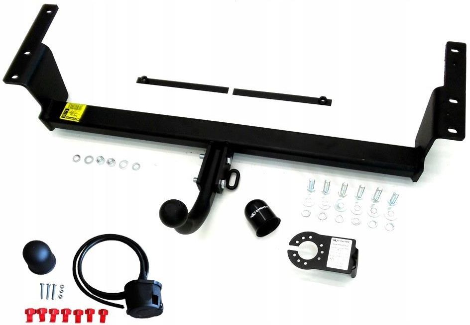 STEINHOF Gancio Di Traino Fisso Per Toyota Corolla E12 SW (2002-2007) + Kit Elettrico 7-Poli Universale – Omologato