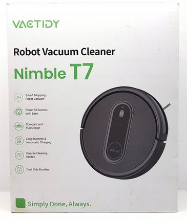 VACTIDY ロボット掃除機 Nimble T7 本体 Vactidy Nimble T7 robot odkurzający z funkcją wycierania z