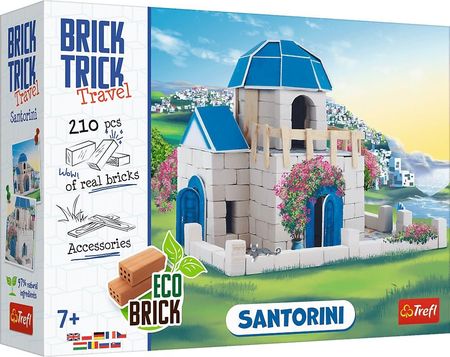 Trefl Brick Trick Travel buduj z cegły Santorini 61611