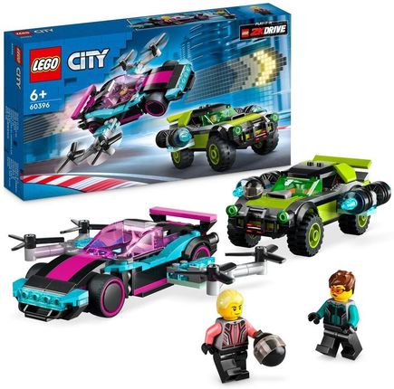 LEGO City 60396 Podrasowane samochody wyścigowe