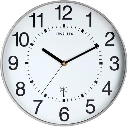 Unilux Maxi Wave Clock metal grey (400094565)