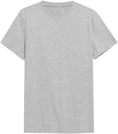 4F Koszulka T-Shirt Ttshm536 Chłodny Jasny Szary Melanż