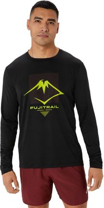 Męska Koszulka z długim rękawem Asics Fujitrail Logo LS Top 2011C720-002 – Czarny