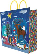 Zdjęcie Djeco Zimowe Zwierzątka Duża Torba Papierowa Torebka Prezentowa - Gołańcz
