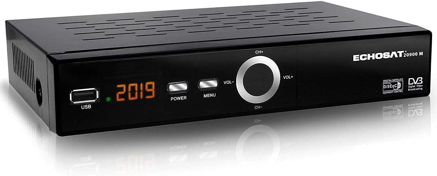 Récepteur Satellite Leyf HDTV DVB-S/S2 - Avec Câble HDMI | Pour Chaînes Allemandes, Full HD 1080p