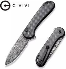 Zdjęcie Civivi Knife By We Nóż Składany Button Lock Elementum Ii Carbon Fiber Black G10 Damascus C18062Pb Ds1 - Mińsk Mazowiecki