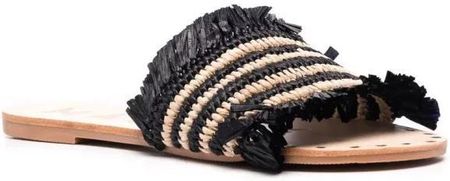 Manebi raffia-strap sandals 35