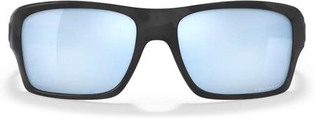 Oakley Okulary przeciwsłoneczne TURBINE Matte Black Camo, Prizm Deep Water Polarized OO9263-64