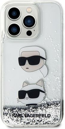 Karl Lagerfeld Klhcn61Ldhkcns Iphone 11 Xr 61" Srebrnysilver Hardcase Liquid Glitter Karl Choupette Heads