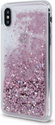 Nemo Etui Samsung Galaxy A14 4G 5G Przelewany Brokat Liquid Sparkle Fioletowe