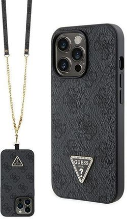Guess Guhcp13Xp4Tdscpk Etui Obudowa Do Iphone 13 Pro Max 6 7" Czarny Black Hardcase Crossbody 4G Metal Logo