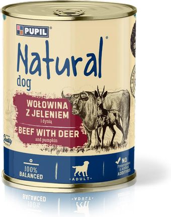 Pupil Foods Karma Dla Psa Natural Premium Wołowina 800G