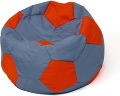 Zdjęcie Pufa Worek Sako Piłka Szary-Czerwony Xl 120 - Cieszyn