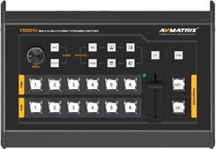 AVMATRIX VS0601U Multi-format Stream Switcher | Mikser wideo FullHD, 6-kanałowy, 2x HDMI, 4x SDI, Tally, streaming USB