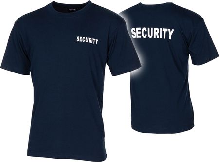 Koszulka Us Security Bedruckt Niebieska