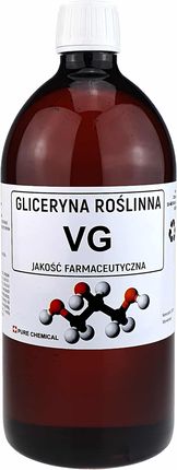 GLICERYNA ROŚLINNA - Farmaceutyczna czysta w brązowej butelce 1L PURECHEMICAL