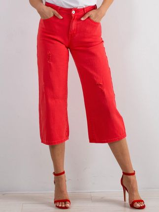 Spodnie jeans-JMP-SP-B102.32P-czerwony : Kolor - Czerwony, Rozmiar - 34