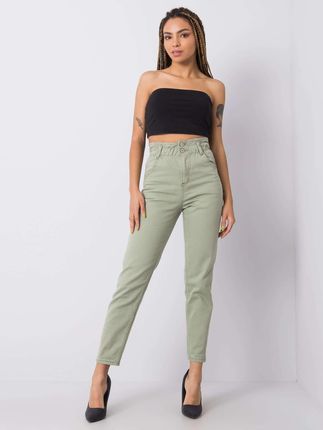 Spodnie jeans-336-SP-2156.33P-pistacjowy : Kolor - Pistacjowy, Rozmiar - 26