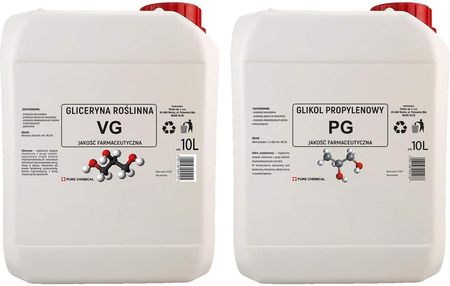 GLICERYNA + GLIKOL - Farmaceutyczne Kanister Zestaw 10L + 10L GLI000007-1