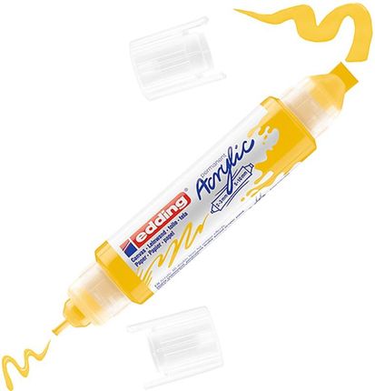 Edding Marker Akrylowy 3D E-5400 Edding Podwójny Ciepły Żółty