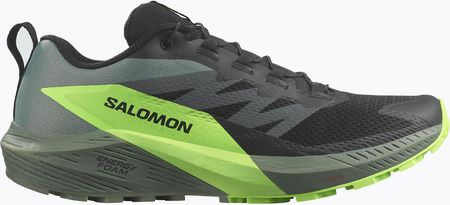 Salomon Męskie Sense Ride 5 Black Laurel Wreath Green Gecko