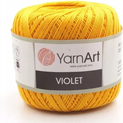 Yarnart Kordonek Violet 5307 Ciemny Żółty